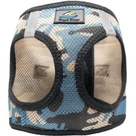 American River Camo Choke-Free Dog Harness - Blue Camo