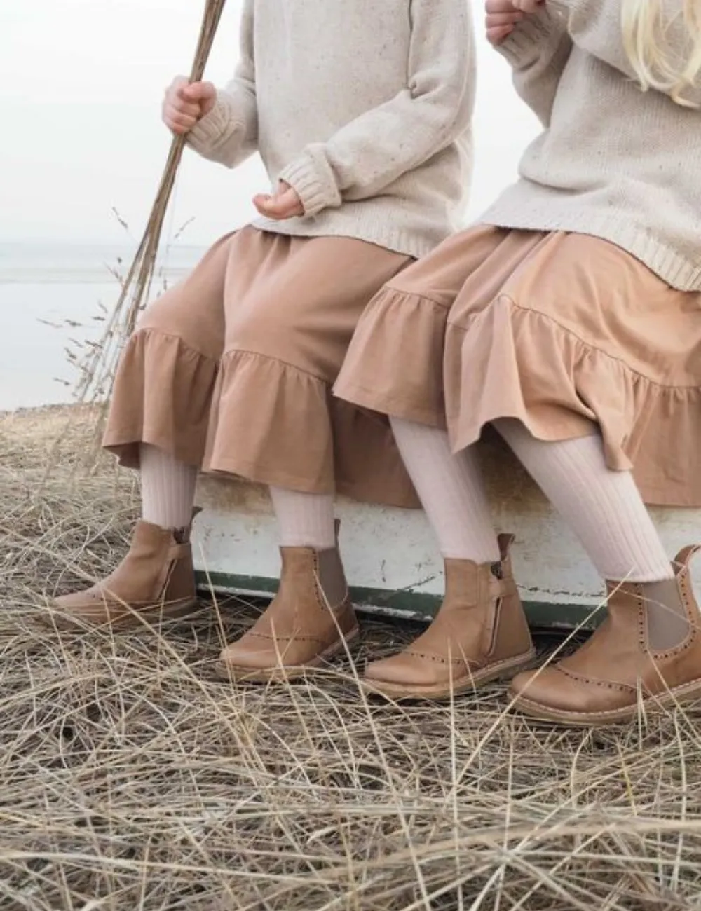 Ankle Boot Stars - Latte