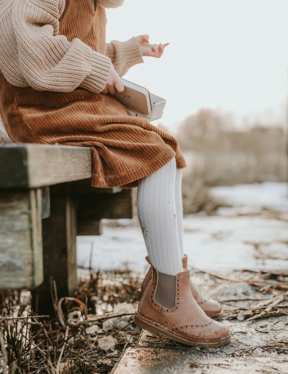 Ankle Boot Stars - Latte