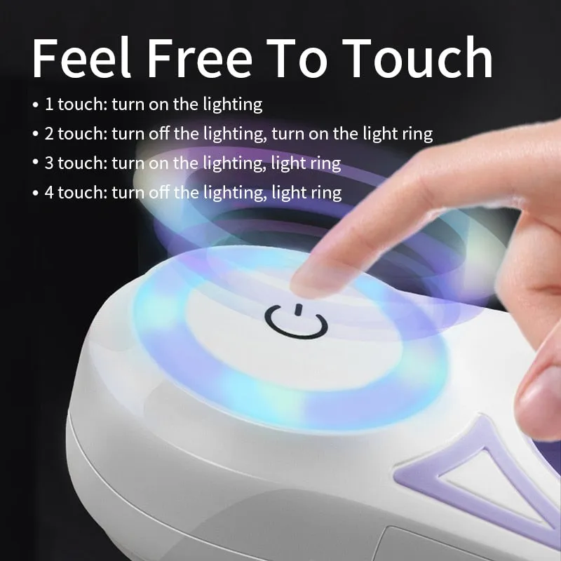Automatic Retractable Light-up Dog Leash with built in flashlight
