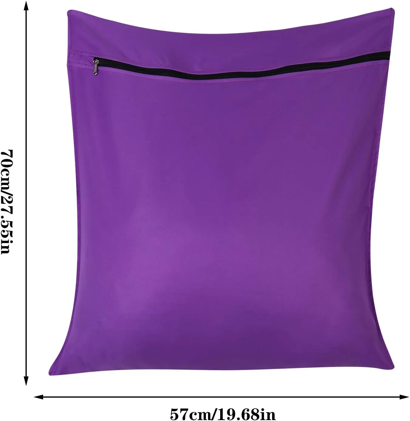 AUXSOUL 1 Pack Pet Laundry Bag,Stops Pet Hair Blocking The Washing Machine,Big Size Wash Bag Ideal for Dog Cat Horse,Hair Remover Safely,25.8 27.8(65 X 70cm)(Purple)