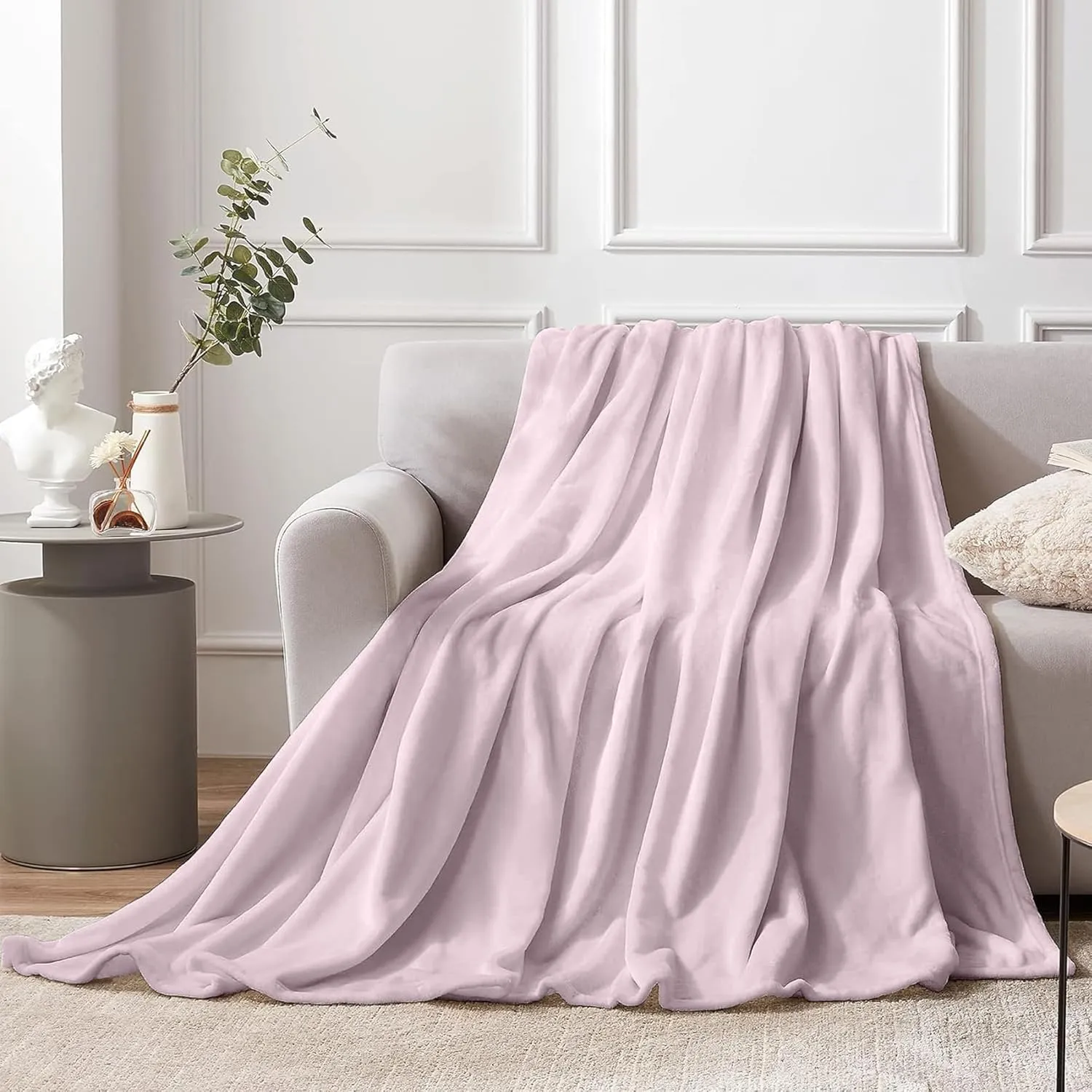 Baby Blanket - Lightweight Breathable Warm Cozy Soft Throw Blanket - Cradel Pink - 30x40 Inches