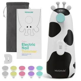Baby Electric Nail File, Infant Nail Clippers With 10 Grinding Heads & Led Light Safe Baby Nail Trimmer Electric, Nail Filer For Newborn Toddler Toes Fingernails Baby Fingernail Clippers Nail Care Kit