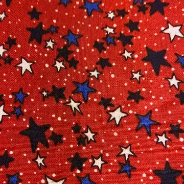 Bandana Red W/ Stars