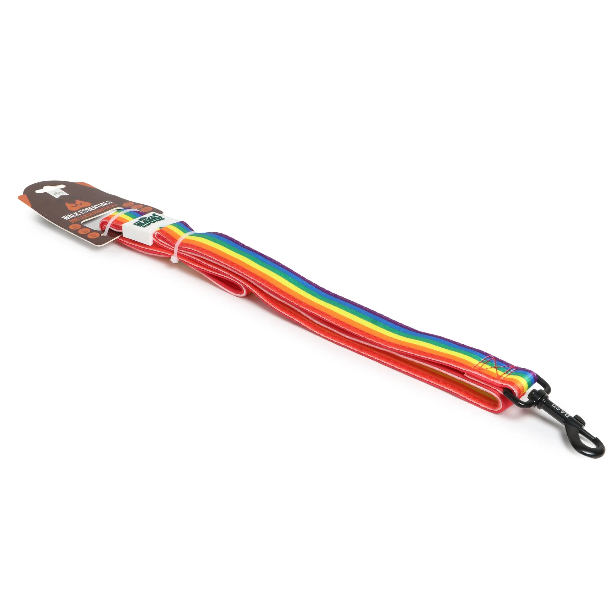BASIL Pride Rainbow Padded Leash for Dogs & Puppies