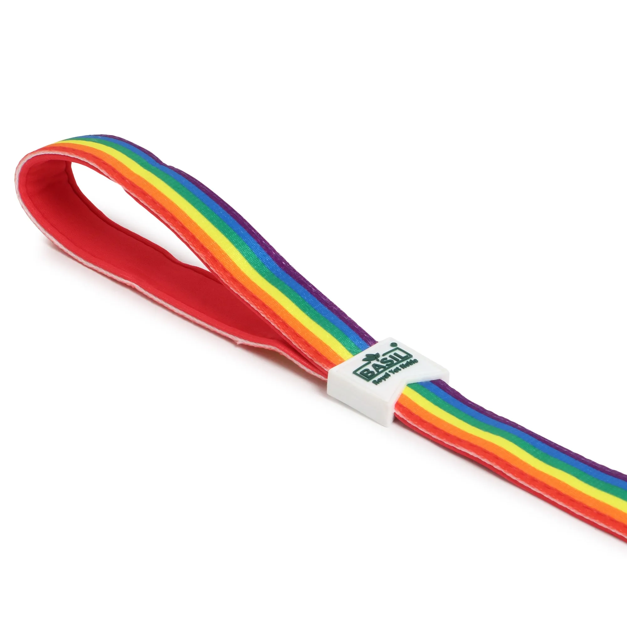 BASIL Pride Rainbow Padded Leash for Dogs & Puppies