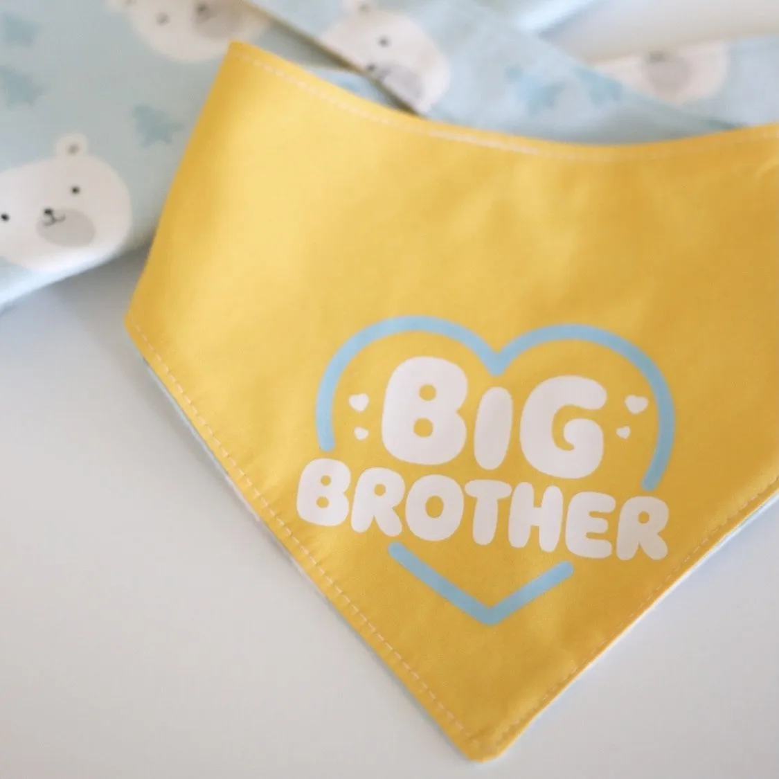 Big Brother Bear Flannel Dog Bandana