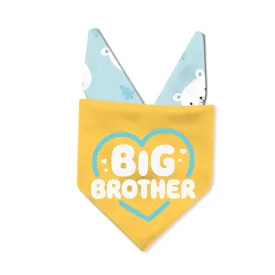 Big Brother Bear Flannel Dog Bandana