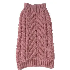 Cable Knitted Dog Sweater