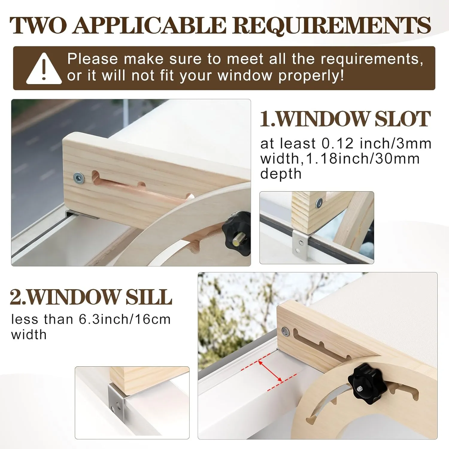Cat Perch for Window XiaZ Cats Hammock Indoor Cat Bed for Window Wall Shelves Adjustable 50LB Bearing Wooden Frame W/Detachable Washable Cushion Perfect for Bird Watching Sunbathing S 19 * 16 * 8in