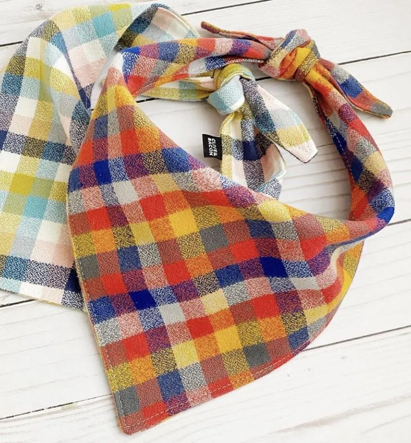 Cayenne Flannel Dog Bandana