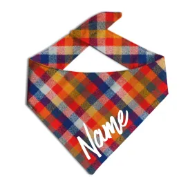 Cayenne Flannel Dog Bandana