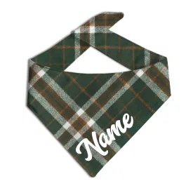 Cedar Flannel Dog Bandana