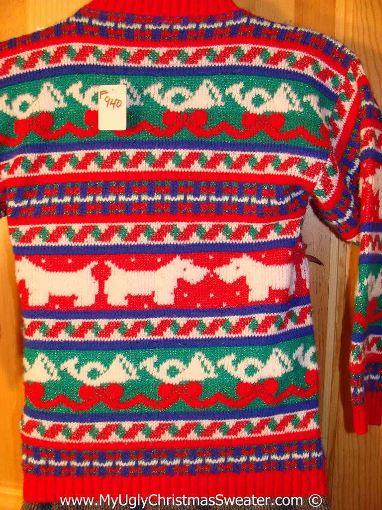 Child Size Tacky Christmas Sweater Party Ugly Sweater (f940)