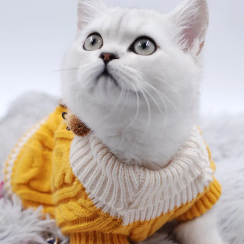 Classic Knitted Pet Sweater Overall Sweet Color Dog Clothes