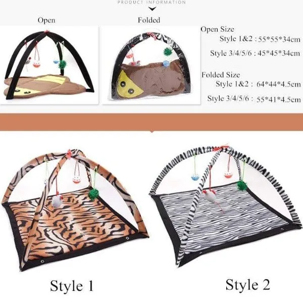 Comfortable Foldable Playing Cat Tent