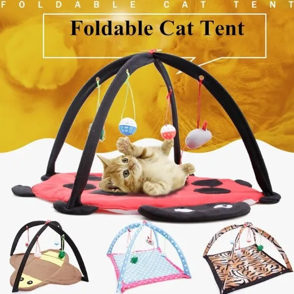 Comfortable Foldable Playing Cat Tent
