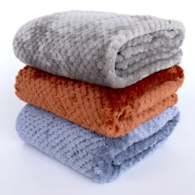 Coral Fleece Dog Blanket Soft Pet Bath