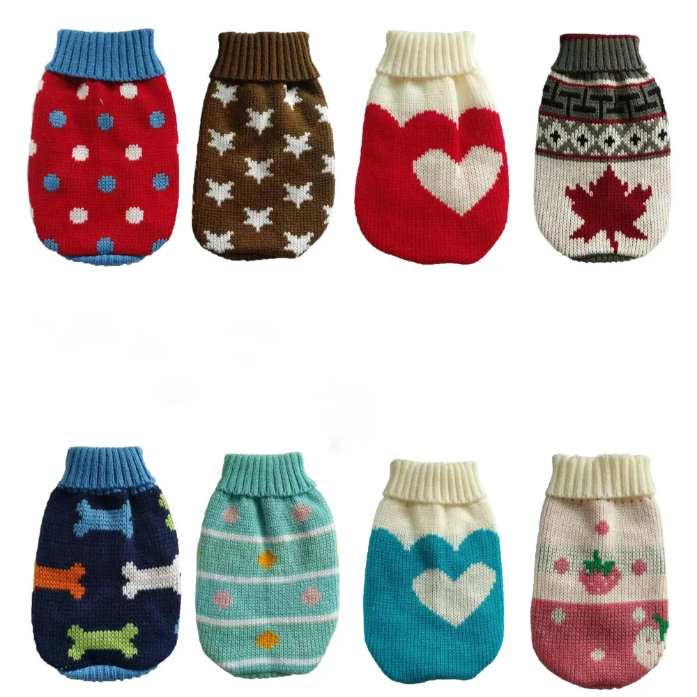 Cozy Knitted Sweater for Small to Medium Dogs and Cats