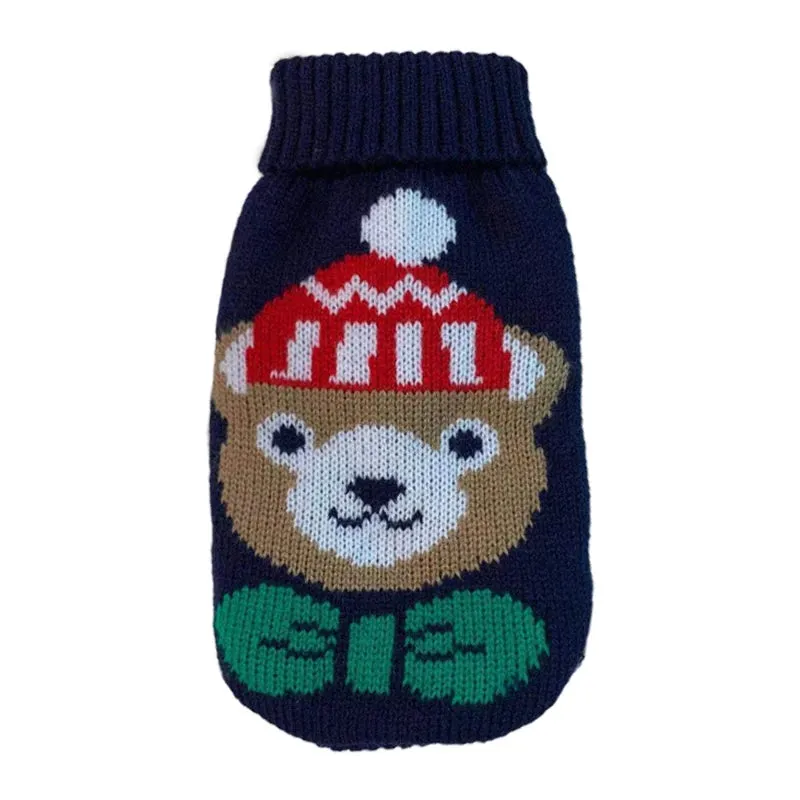 Cozy Knitted Sweater for Small to Medium Dogs and Cats