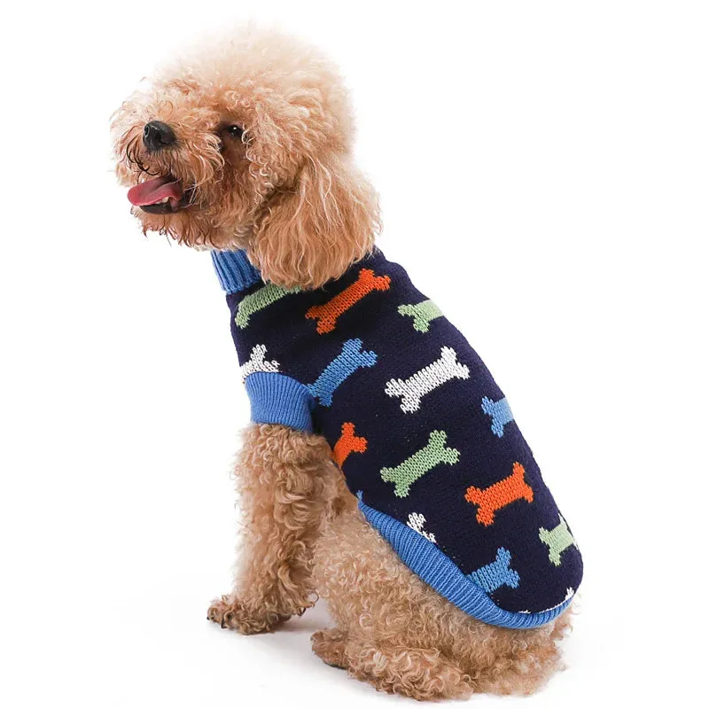 Cozy Knitted Sweater for Small to Medium Dogs and Cats
