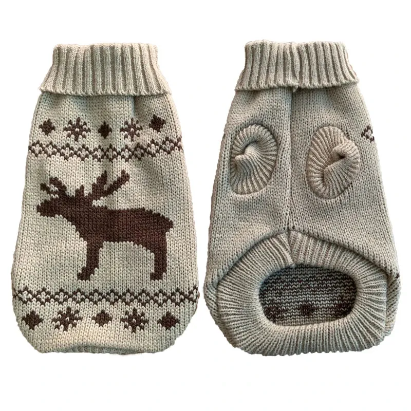 Cozy Knitted Sweater for Small to Medium Dogs and Cats