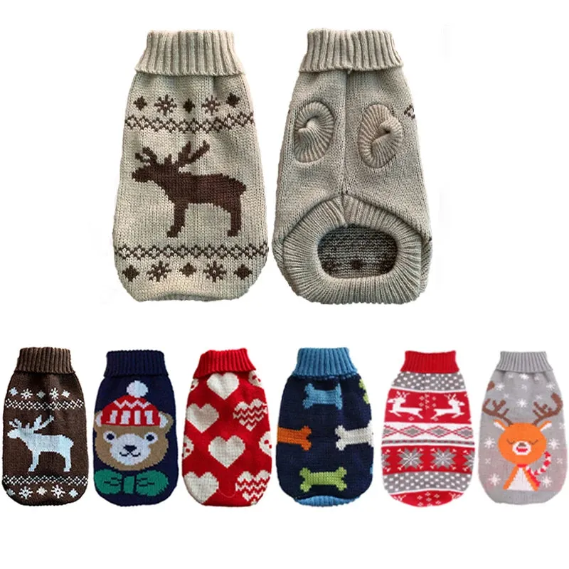 Cozy Knitted Sweater for Small to Medium Dogs and Cats