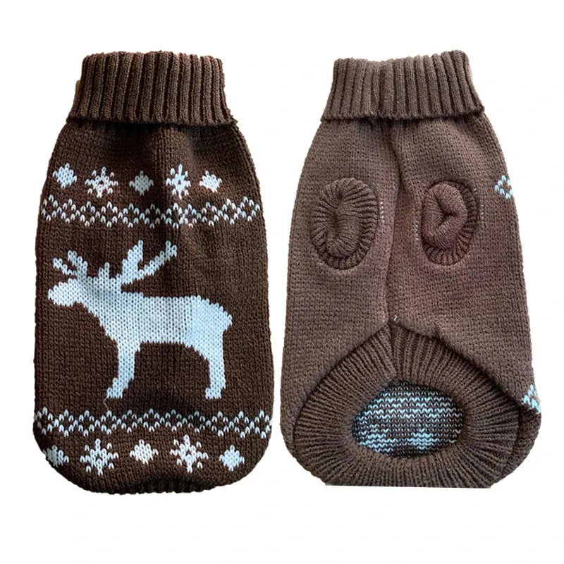 Cozy Knitted Sweater for Small to Medium Dogs and Cats
