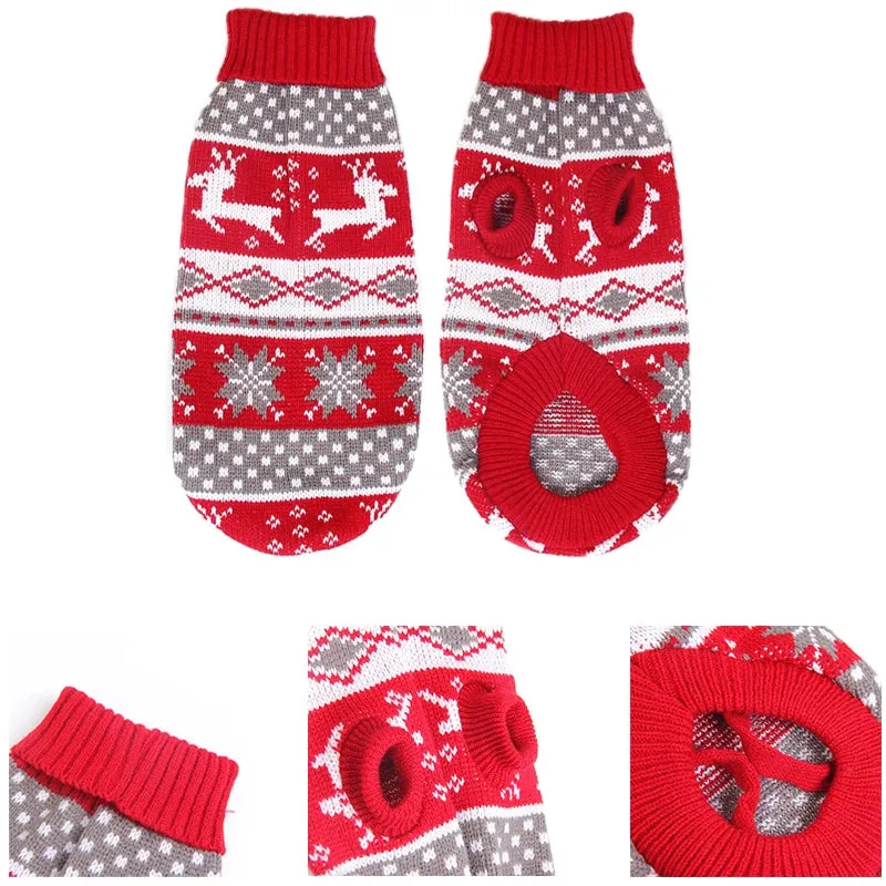 Cozy Knitted Sweater for Small to Medium Dogs and Cats