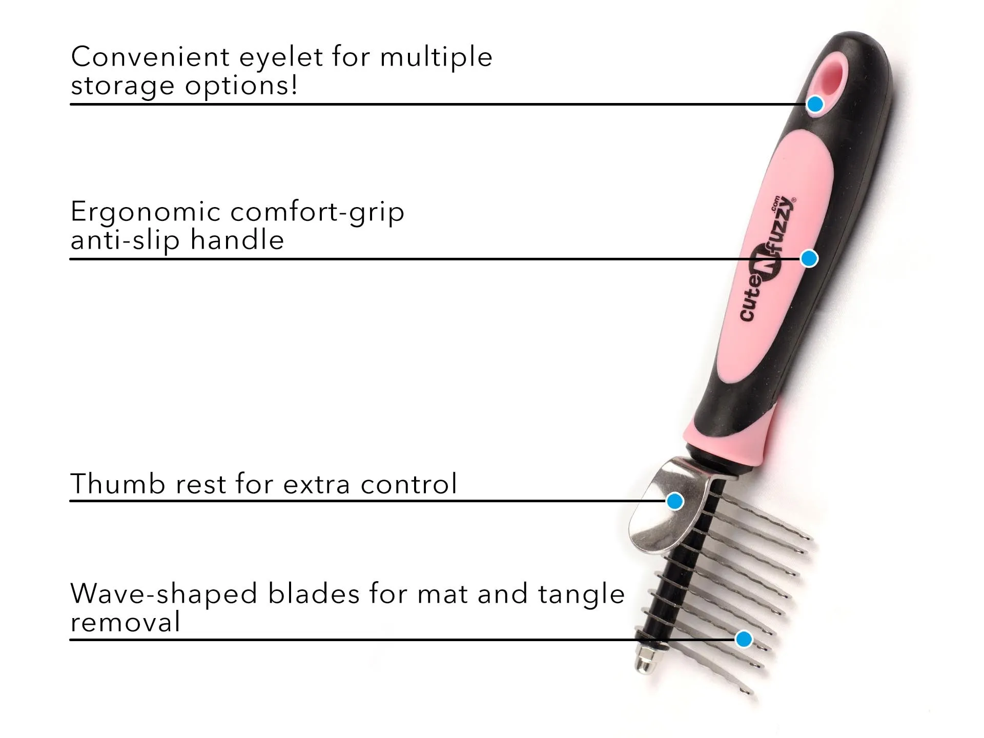 CuteNfuzzy Pet Dematting Comb