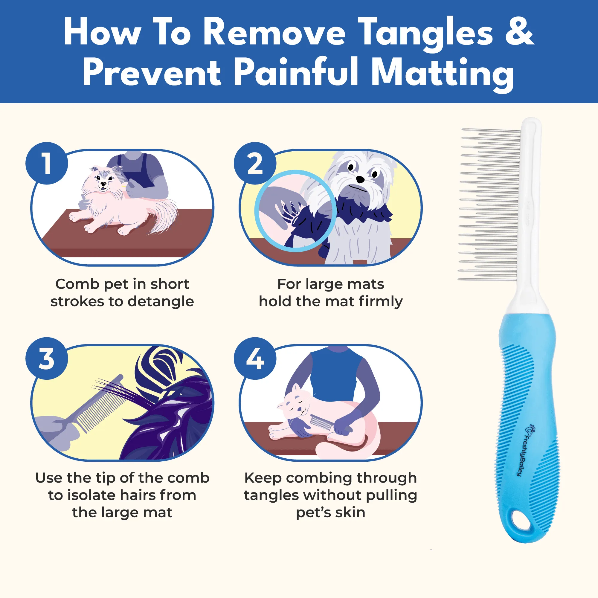 Detangling Pet Comb