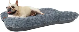 Dog Crate Pad Dog Bed Mat for Medium Dogs Washable Pet Kennel Pad for 30 inch Cage Ultra Soft Flat Puppy Mattress Cat Kitten Cushion for Cozy Sleeping Anti-Slip Grey 29 x 18