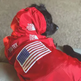 Dog Raincoat, Waterproof and Windproof Portable Pet Rain Jacket with Hood, Dog Face Raincoat for Small, Medium and Large Dogs (Red, Small)