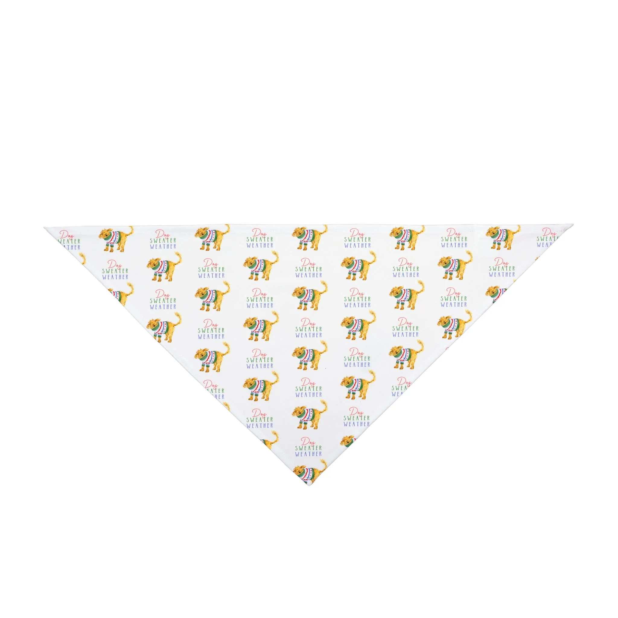 Dog Sweater Weather Pet Bandana