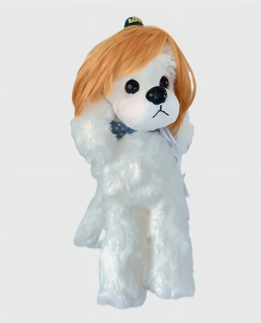 Dog Wig Pet Costumes, Small Dog Headwear for Christmas Eve Festival Party Decor, Head Wear Apparel ToyPet Wig-Adjustable Costume (Style 2)