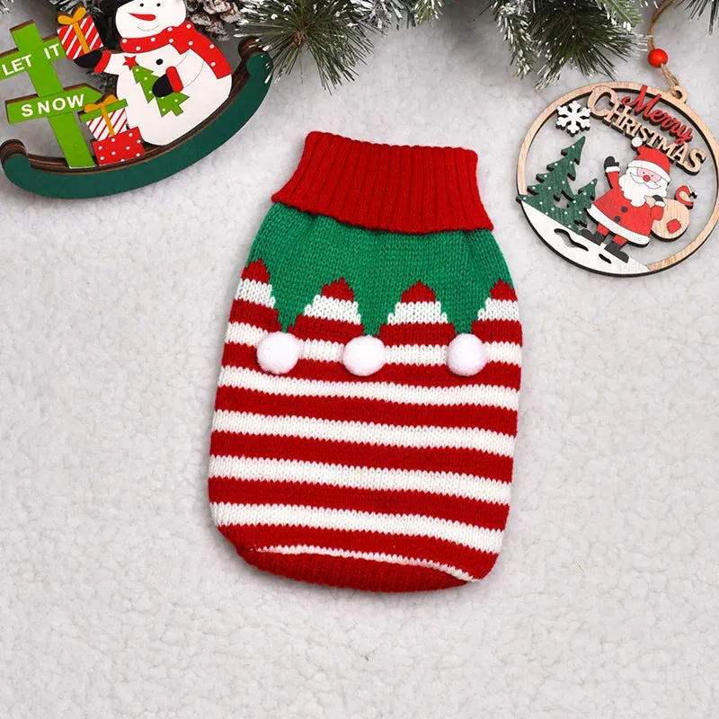 Dogs Sweater | Winter Knitted Dog Jumpers for Small & Large Dogs | Designer Warm Clothes for Chihuahua & Small Breeds | Christmas Pet Sweater