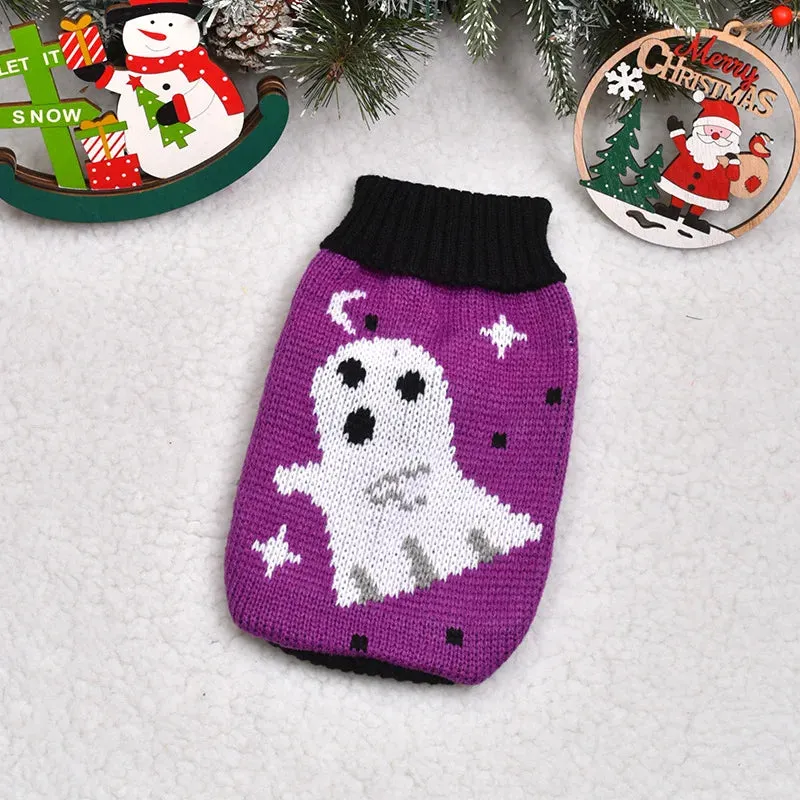 Dogs Sweater | Winter Knitted Dog Jumpers for Small & Large Dogs | Designer Warm Clothes for Chihuahua & Small Breeds | Christmas Pet Sweater