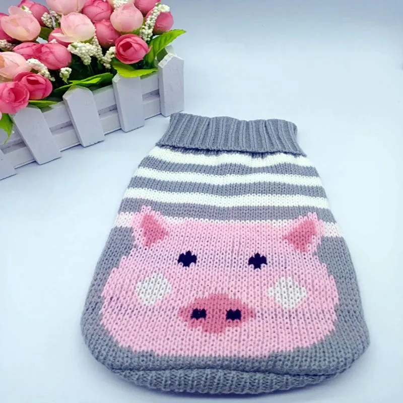 Dogs Sweater | Winter Knitted Dog Jumpers for Small & Large Dogs | Designer Warm Clothes for Chihuahua & Small Breeds | Christmas Pet Sweater