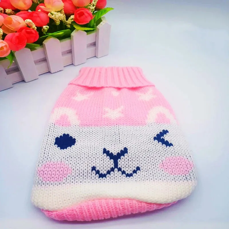 Dogs Sweater | Winter Knitted Dog Jumpers for Small & Large Dogs | Designer Warm Clothes for Chihuahua & Small Breeds | Christmas Pet Sweater