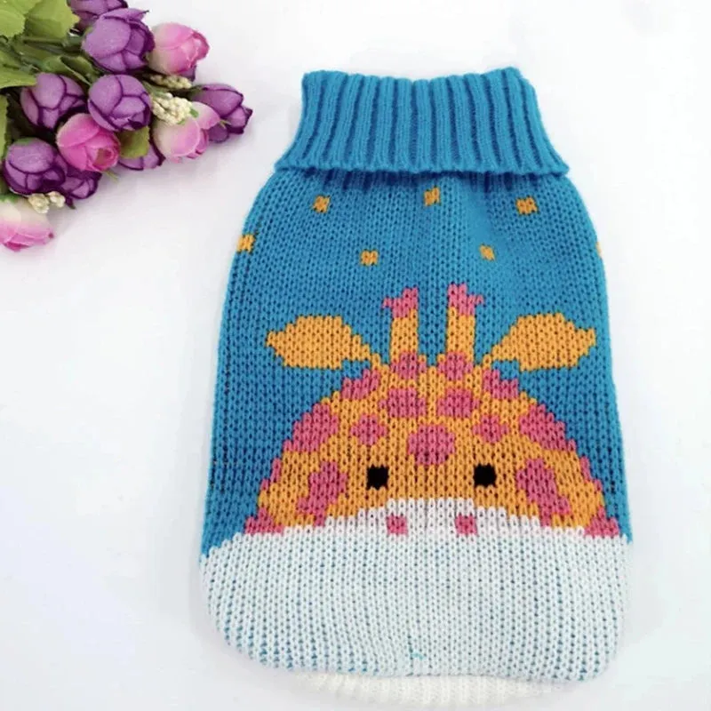 Dogs Sweater | Winter Knitted Dog Jumpers for Small & Large Dogs | Designer Warm Clothes for Chihuahua & Small Breeds | Christmas Pet Sweater