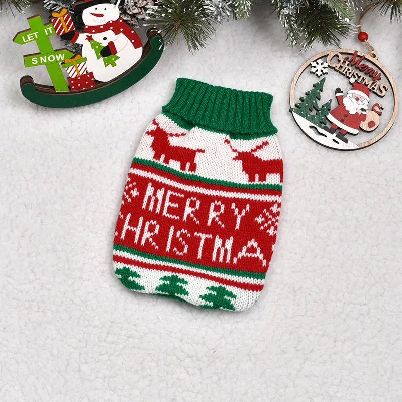 Dogs Sweater | Winter Knitted Dog Jumpers for Small & Large Dogs | Designer Warm Clothes for Chihuahua & Small Breeds | Christmas Pet Sweater