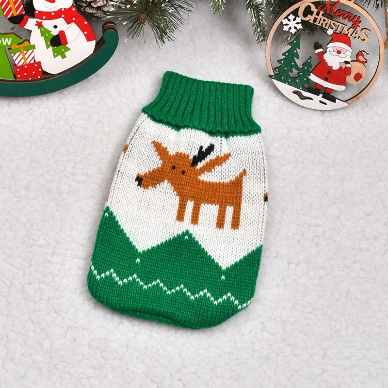 Dogs Sweater | Winter Knitted Dog Jumpers for Small & Large Dogs | Designer Warm Clothes for Chihuahua & Small Breeds | Christmas Pet Sweater