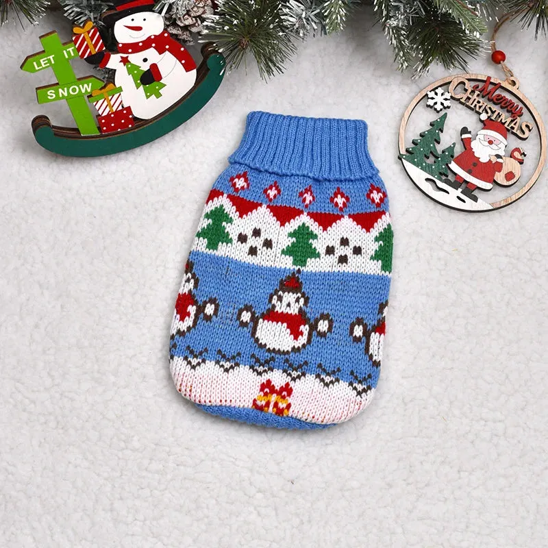 Dogs Sweater | Winter Knitted Dog Jumpers for Small & Large Dogs | Designer Warm Clothes for Chihuahua & Small Breeds | Christmas Pet Sweater