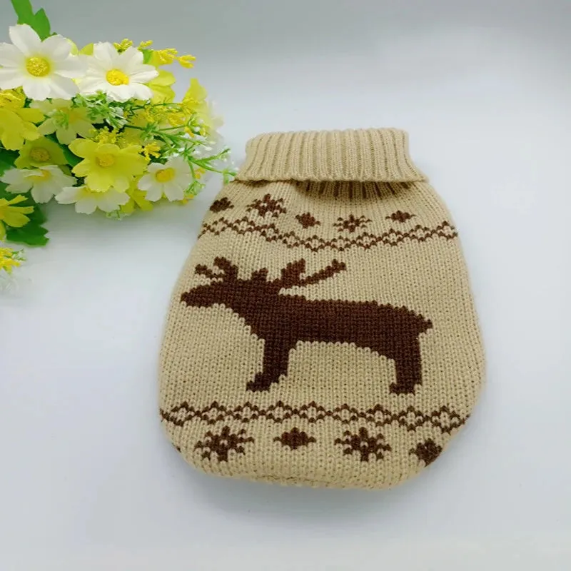 Dogs Sweater | Winter Knitted Dog Jumpers for Small & Large Dogs | Designer Warm Clothes for Chihuahua & Small Breeds | Christmas Pet Sweater