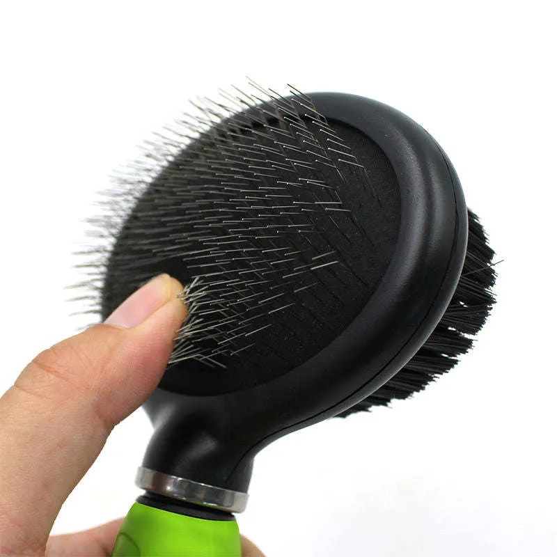 Dual-Sided Bristle Brush for Dogs and Cats Care