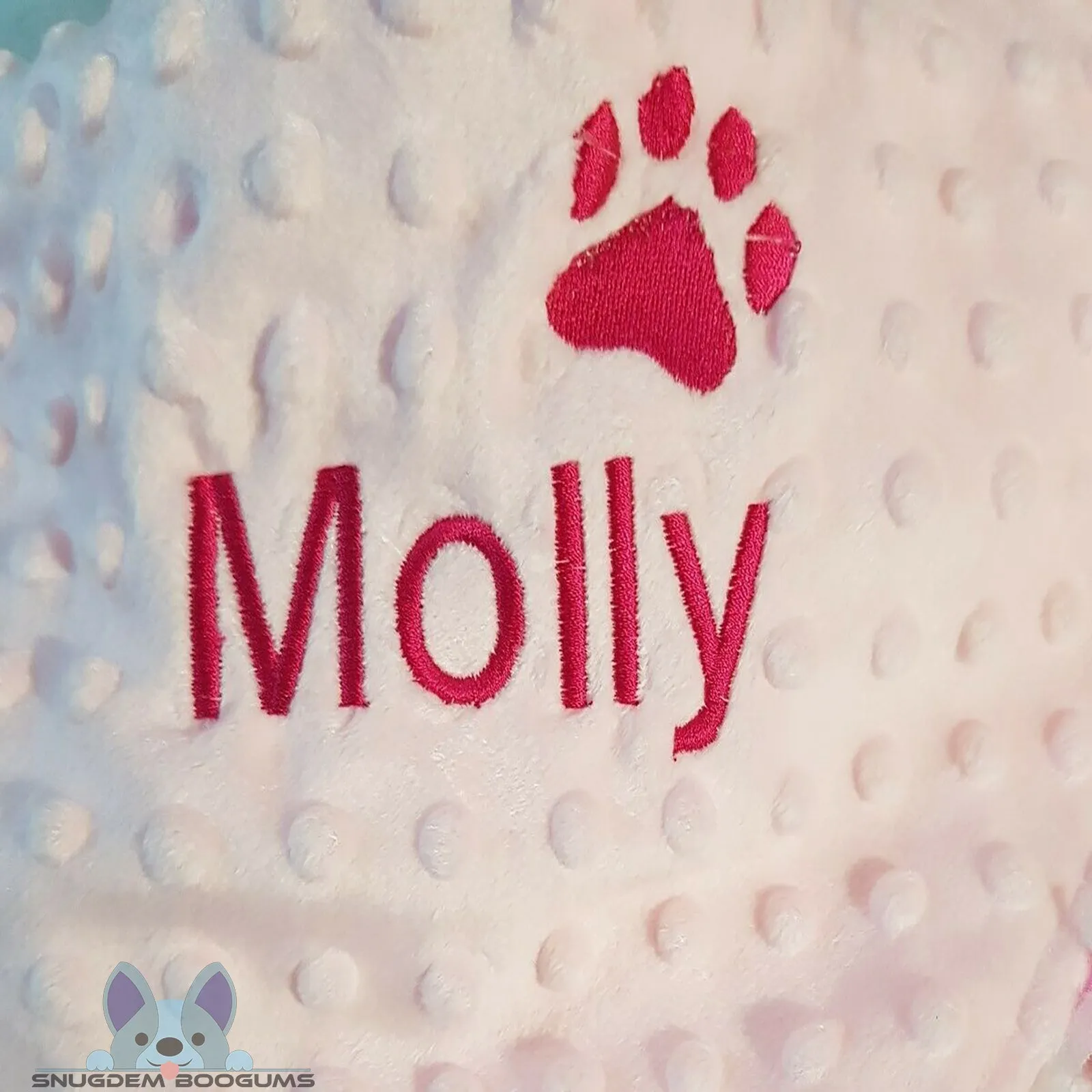 Extra Large Pet Soft minky Blanket - Pink