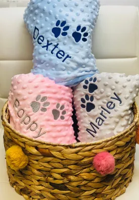Extra Large Pet Soft minky Blanket - Pink