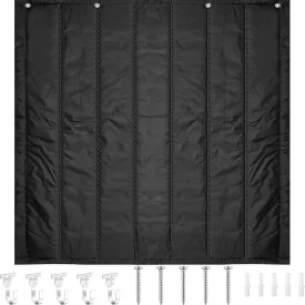 Fabbay Large Sound Dampening Blanket Soundproof Blanket for Door Acoustic Noise Blocking Studio Sound Absorption Sheet(48 x 48 Inch)