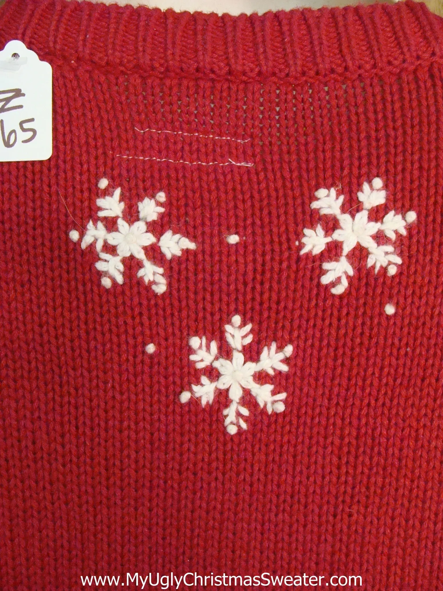 Fancy Patchwork Naughty Ugly Christmas Sweater with Funny Boobs