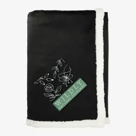 Field & Co 100% Recycled PET Sherpa Blanket, Black